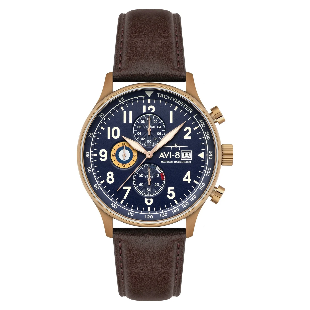 AVI-8 Hawker Hurricane AV-4011-0O 42 mm kol saati