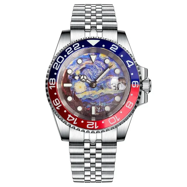 Tandorio Diving Watch SUBMARINER NH35 20Bar TD238 Sapphire 14:366#D oyster strap;5:5700003