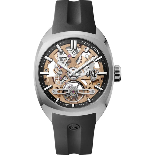 Favre Leuba Chief Skeleton Black 00.20105.103.01.301 kol saati