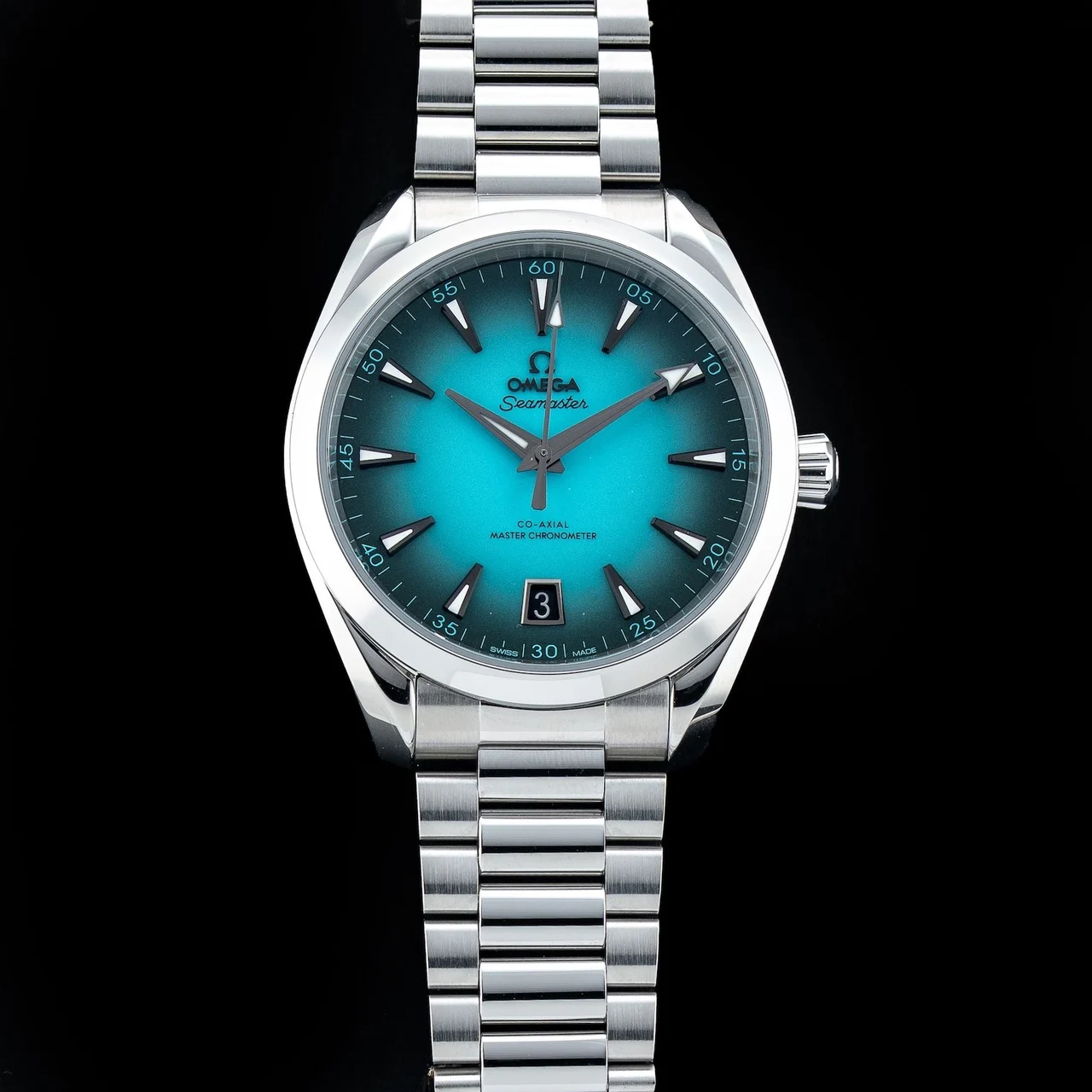 OMEGA Aqua Terra 150M Turquoise Dial 210009N34763 41 mm kol saati