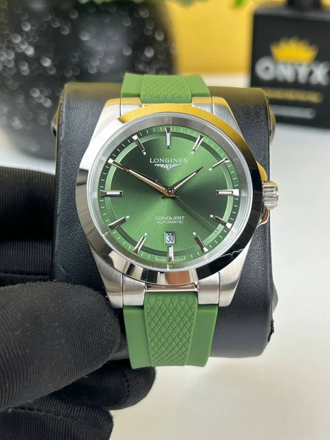 Longines Conquest Green Dial 41mm – Automatic Movement kol saati