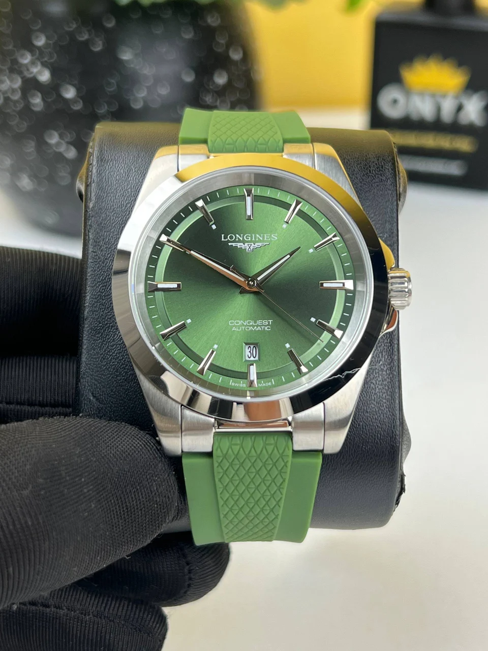 Longines Conquest Green Dial 41mm – Automatic Movement 41 mm kol saati