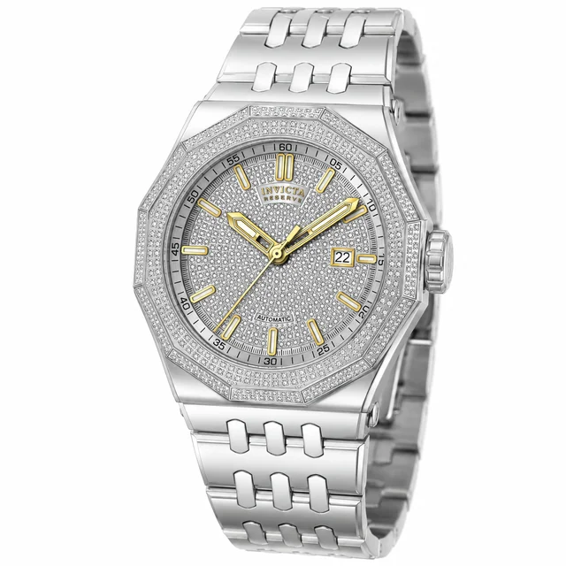 Invicta Reserve Akula Dynasties 3.27 Carat Diamond Automatic Watch - 48mm. Steel (50441) k