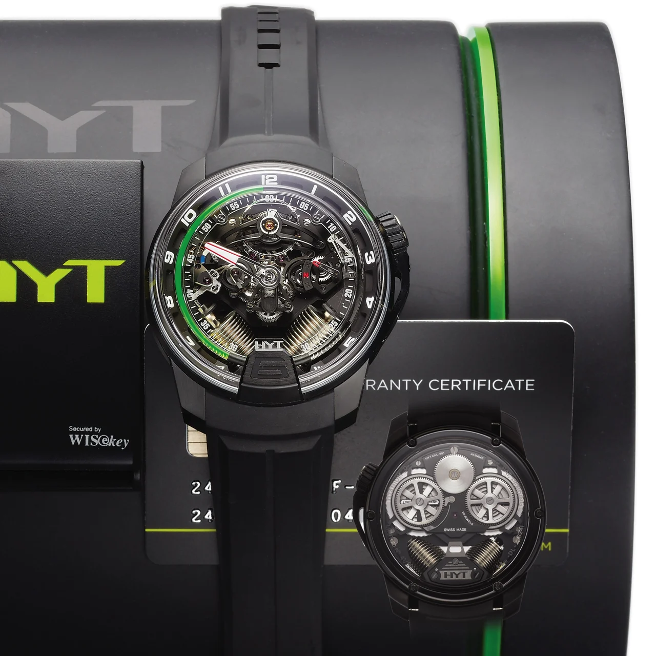 Hyt Black Dlc Titanium Limited Edition H2-DL-248241 kol saati