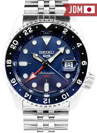 Seiko 5 Japan Seiko 5 Sports GMT Series Blue Ref. SBSC003 SBSC003/SKO 42.5 mm kol saati