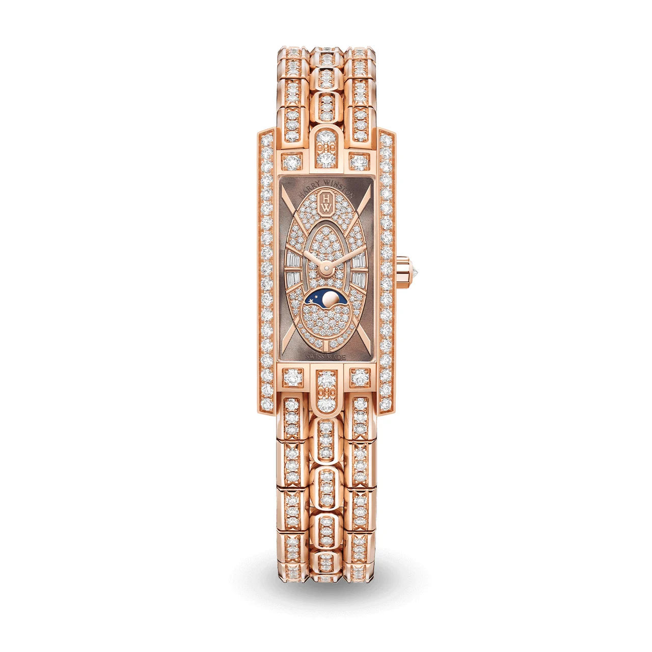 Harry Winston Avenue AVCQMP16RR006 32 mm kol saati
