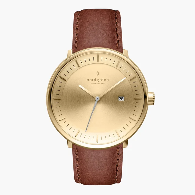 Nordgreen Philosopher 36mm PH36GOLEBRBM kol saati