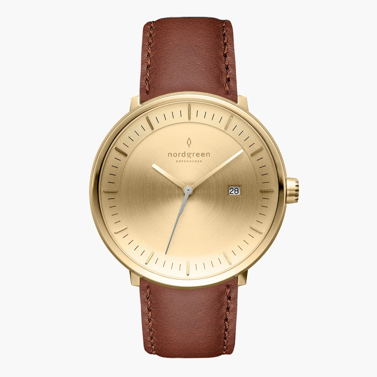 Nordgreen Philosopher 36mm PH36GOLEBRBM 36 mm kol saati