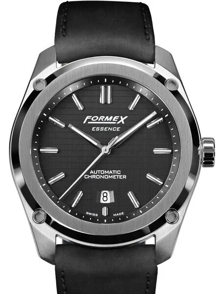 Formex Essence Swiss Automatic Chronometer with Black Dial #0330.1.6321.713 kol saati