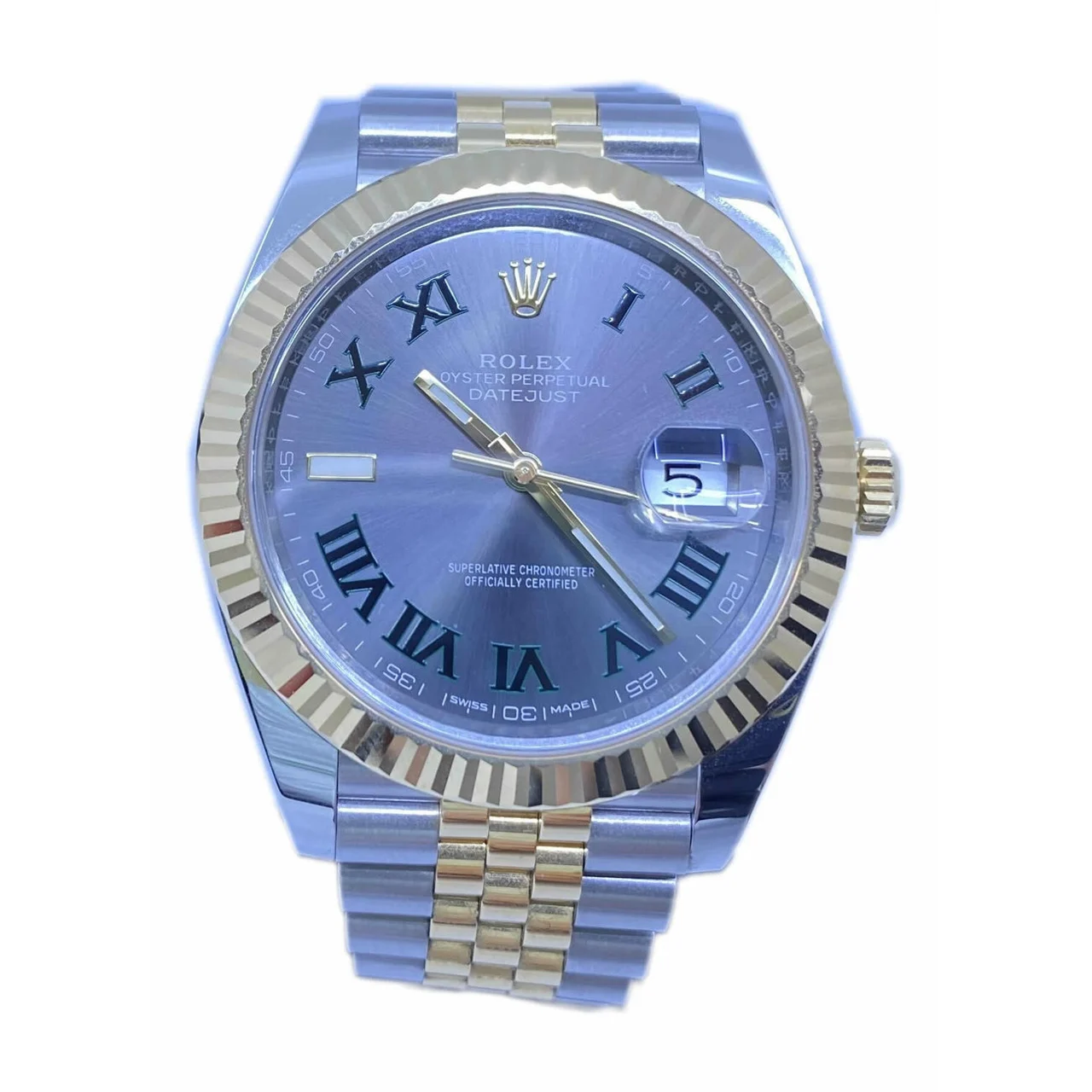 Rolex DateJust Wimbledon Dial Two Tone 126333 210000011477 kol saati