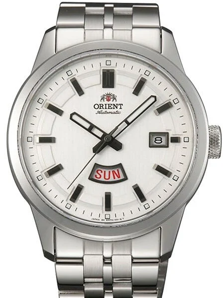 Orient Ranger Day and Date Automatic Watch with Sapphire Crystal #EM7N002W 42 mm kol saati