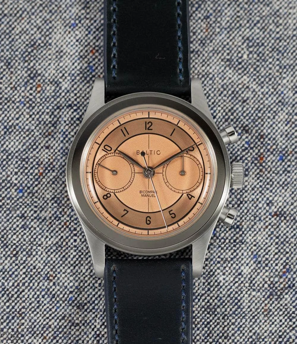 Baltic Worn & Wound Collaboration BalticBiComLE 38 mm kol saati