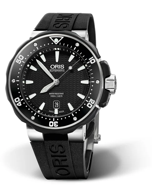 Oris ProDiver Date 01 733 7682 7154-07 4 26 34TEB 49 mm kol saati