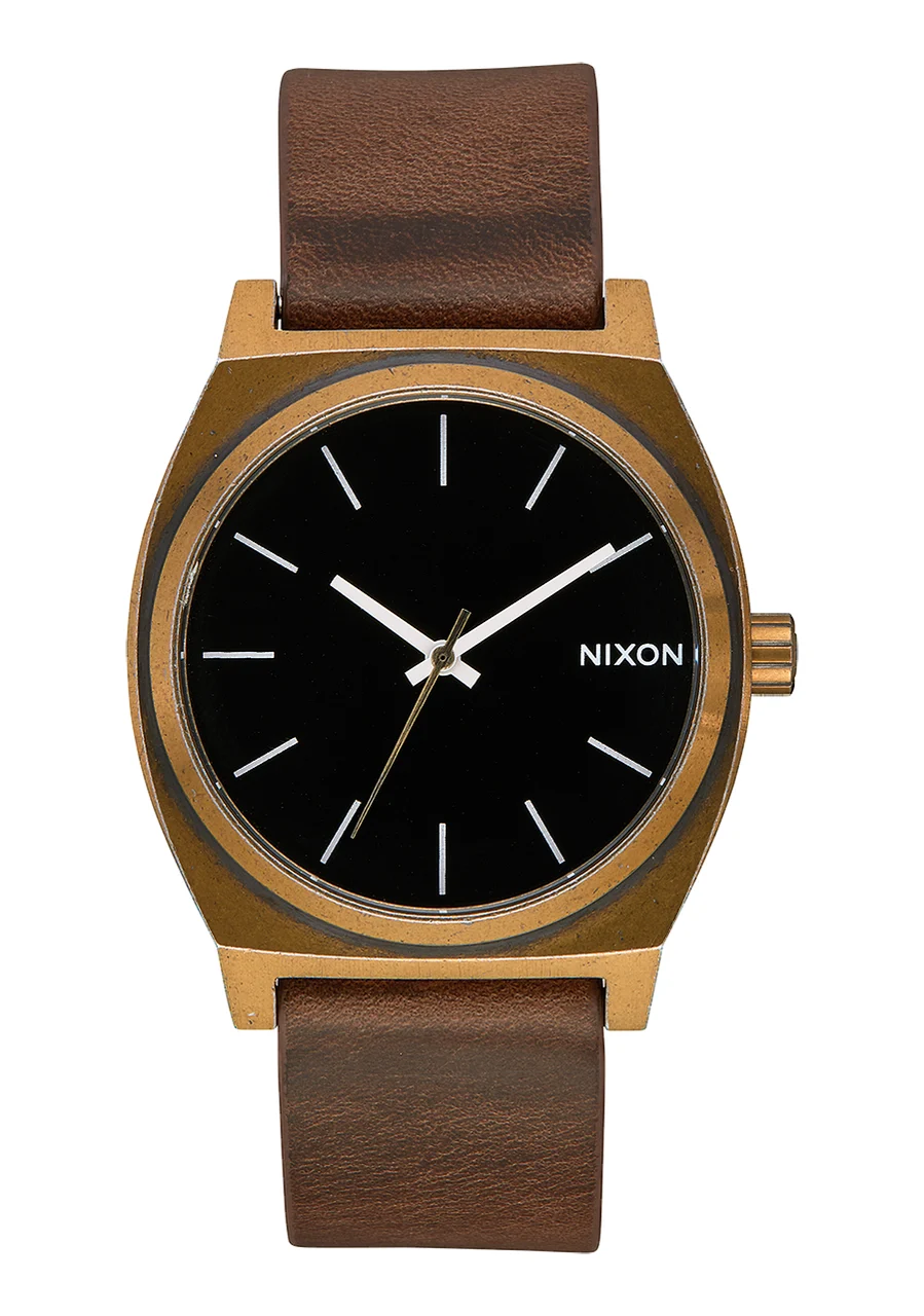 Nixon US Time Teller - Brass / Black / Brown A045-3053-00 37 mm kol saati