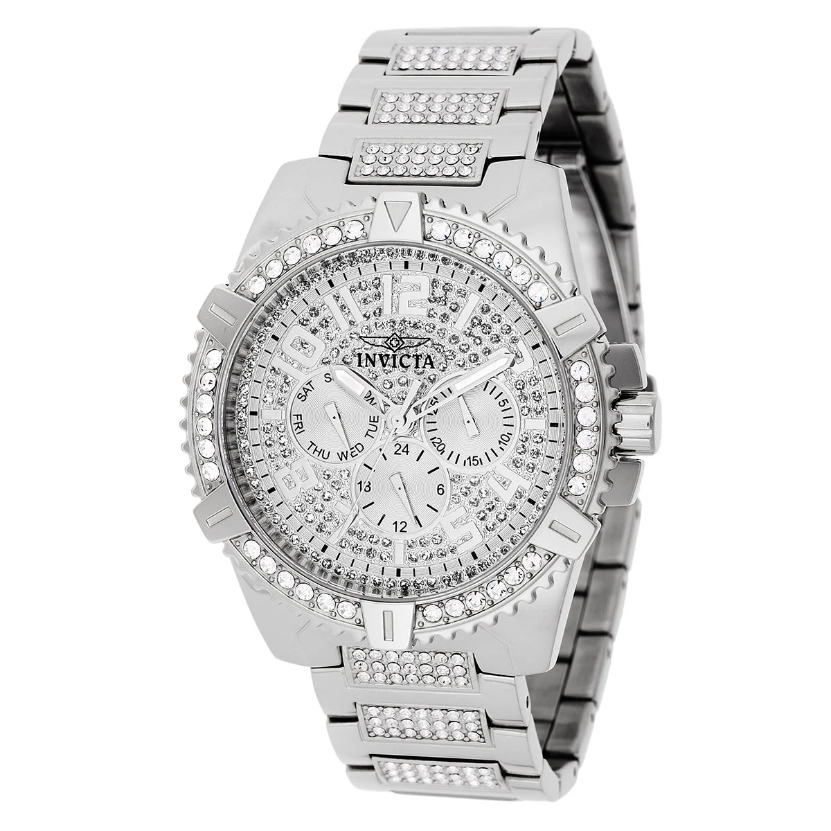Invicta Celestial Caelestis Watch - 45mm, White, Steel (48560) 45 mm kol saati