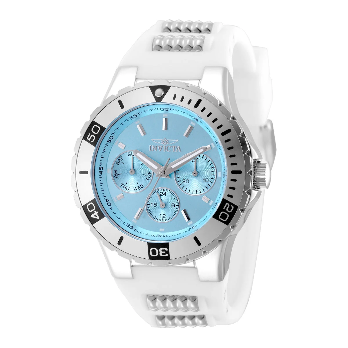 Invicta Aviator Watch - 38mm. White. Steel (49891) 38 mm kol saati