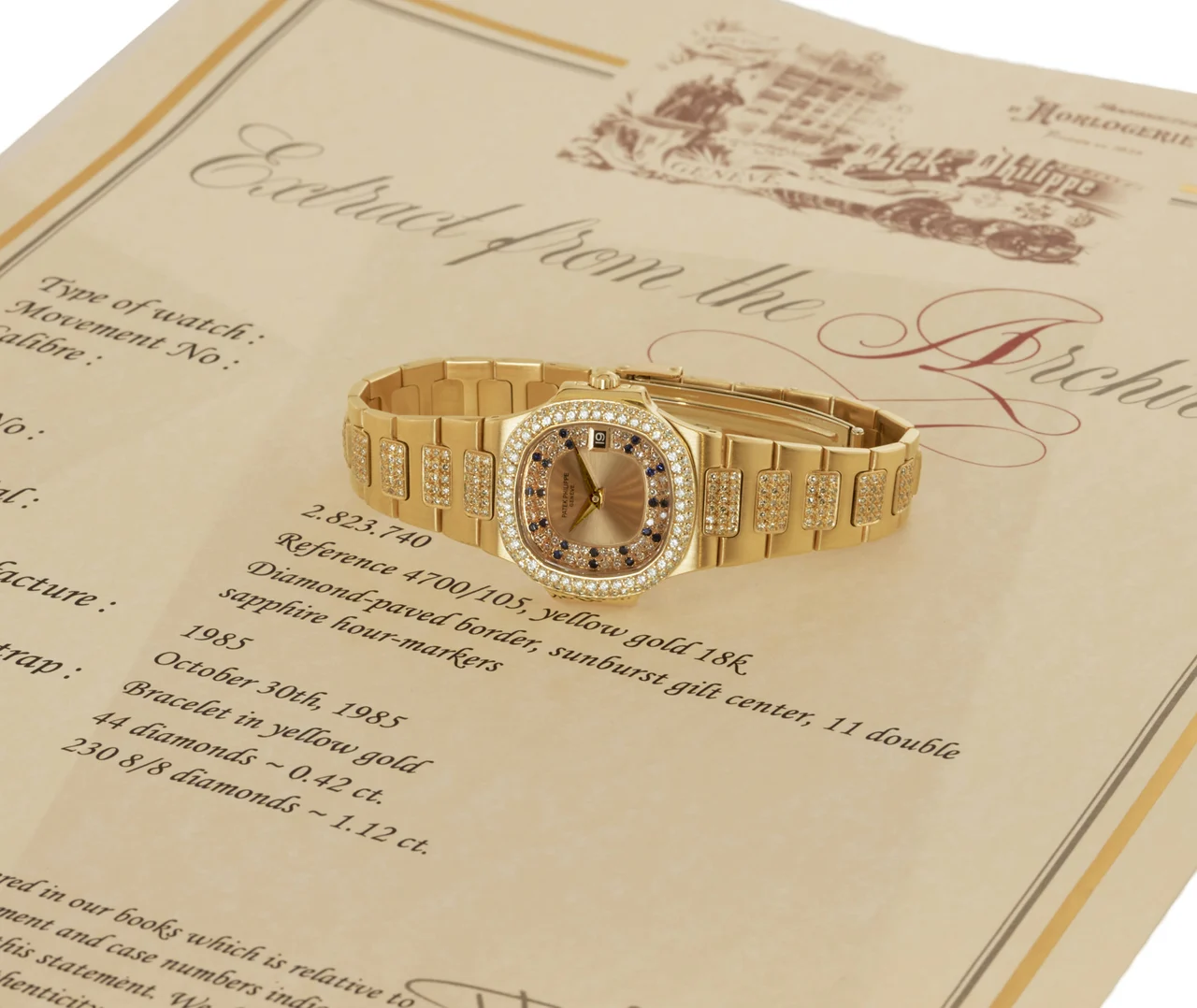 Patek Philippe 4700/105 kol saati