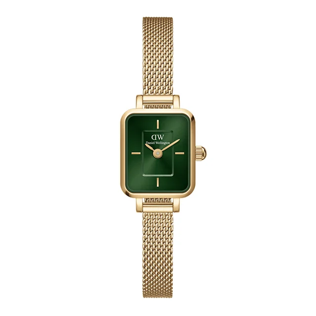DANIEL WELLINGTON Quadro Mini Evergold Emerald DW00600653 kol saati