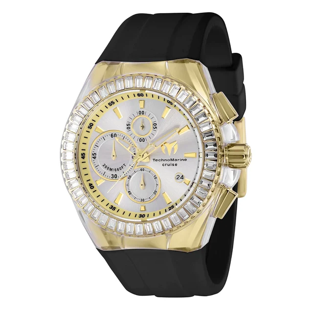 Technomarine Cruise Original Watch - 45mm, Black (ZG-TM-121156) kol saati