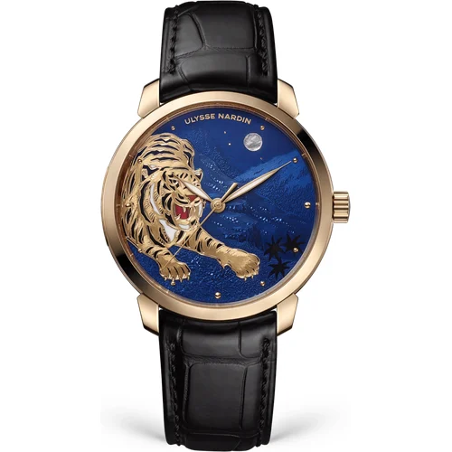 Ulysse Nardin Classico Tiger 8152-111LE-9E-TIGER/1A 40 mm kol saati