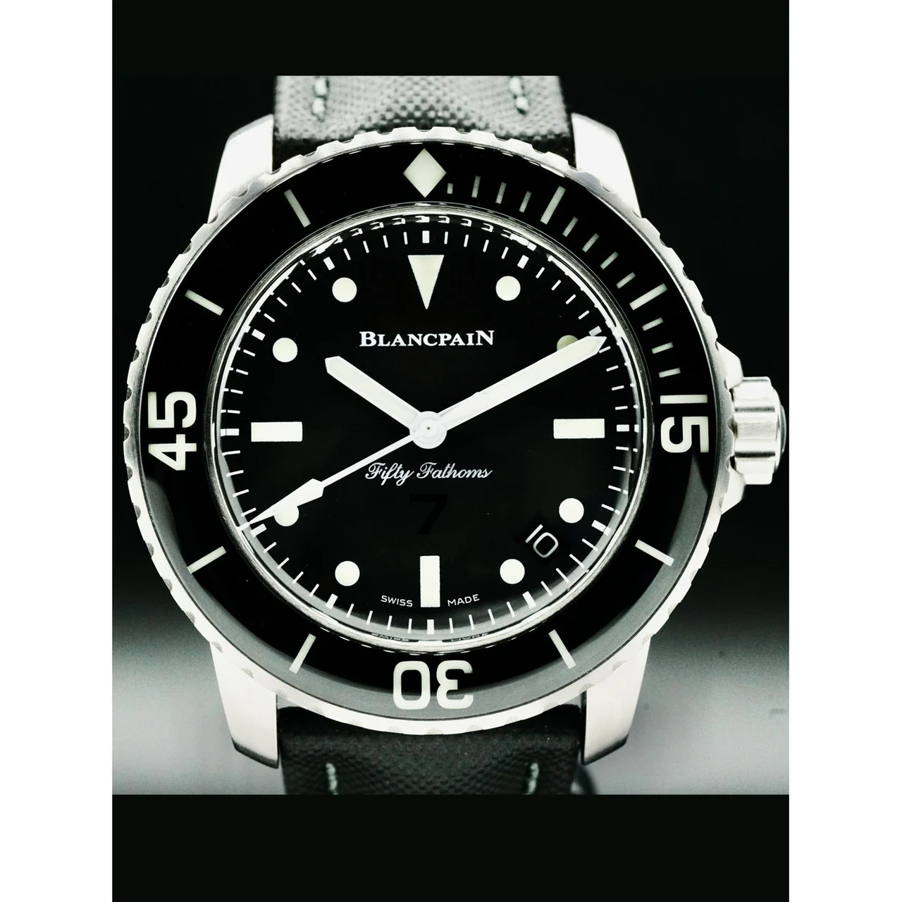 Blancpain Fifty Fathoms Nageurs De Combat Automatique 5015E 1130 B52A 210000032073 45 mm kol saati