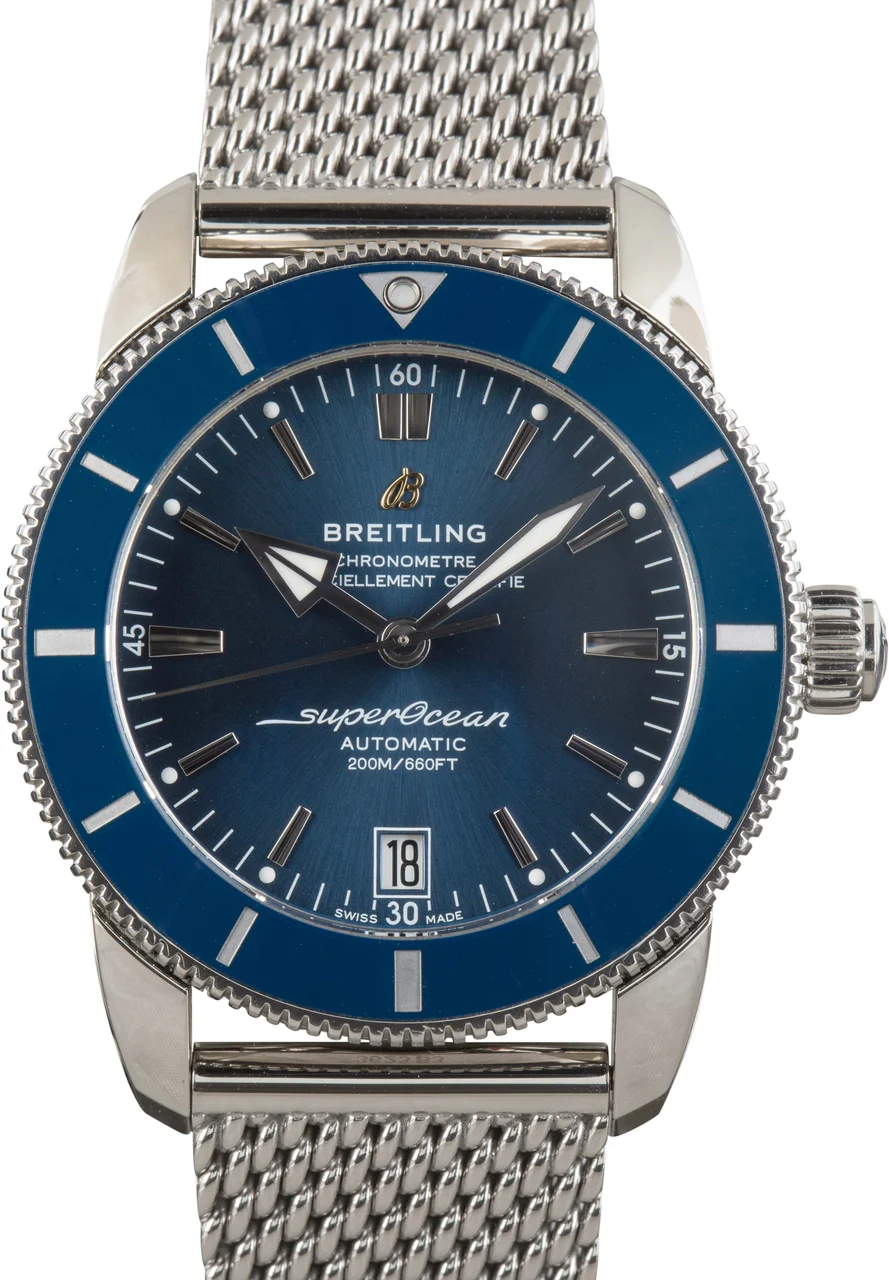 Breitling Blue Dial Superocean Heritage B20 Automatic 42 AB2010161C1A1 42 mm kol saati