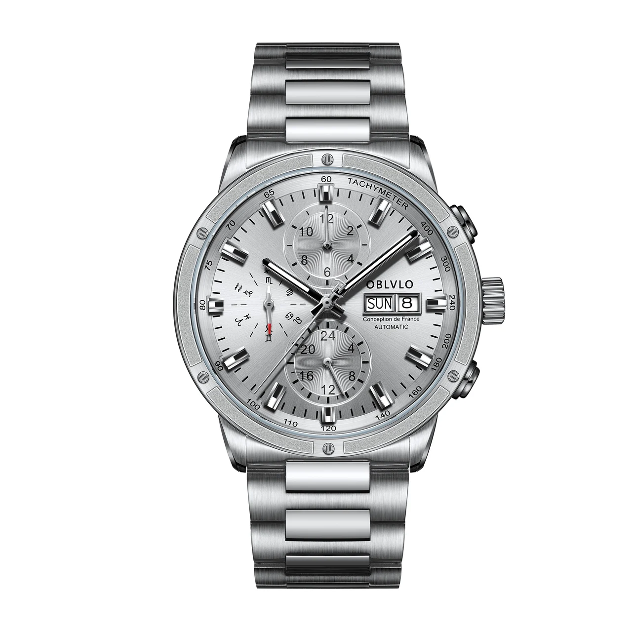 OBLVLO Series CM2-YWY 42 mm kol saati