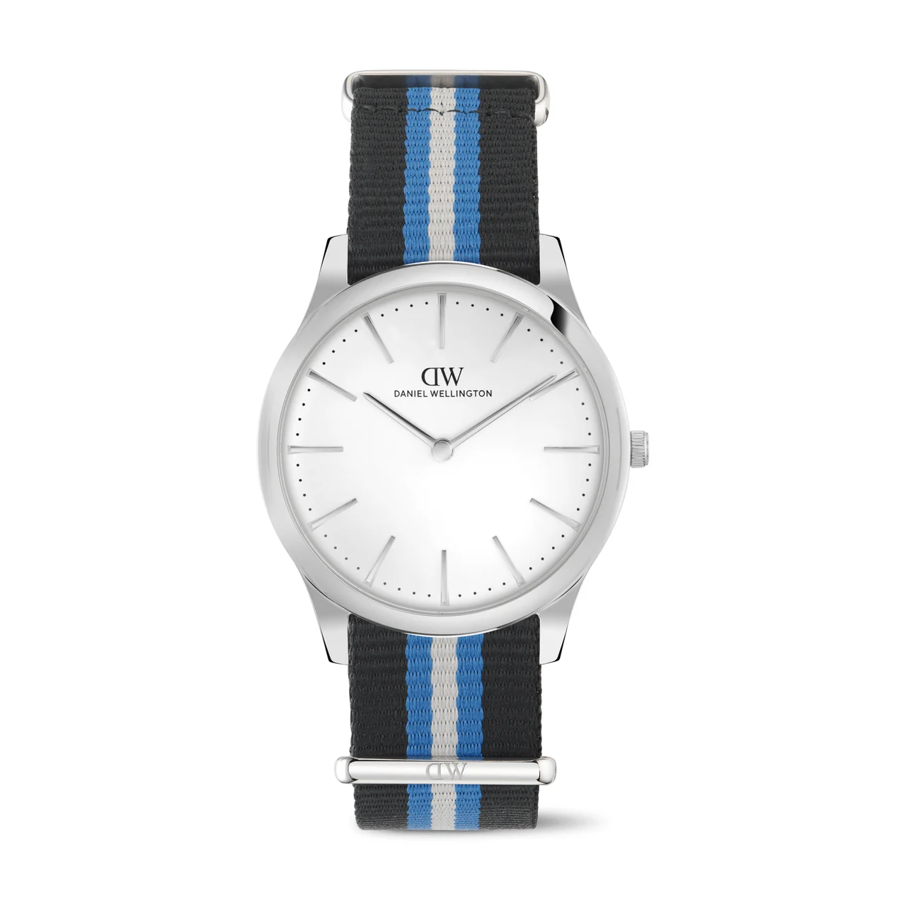 DANIEL WELLINGTON Pathfinder Sherborne Frost-White Silver DW00100982 39 mm kol saati