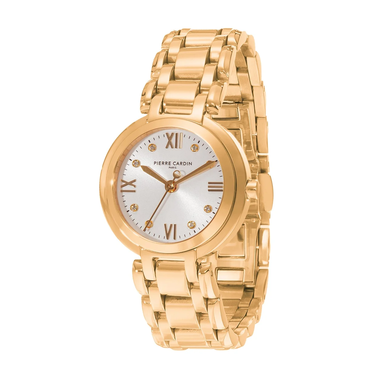 Classique Petite Lumière Gold with Gold Metal Strap CF.1036.MG 31 mm kol saati