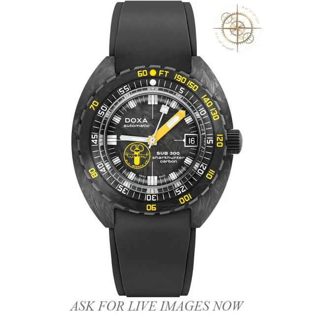 Doxa SUB 300 Carbon AQL Sharkhunter 210000073677 kol saati