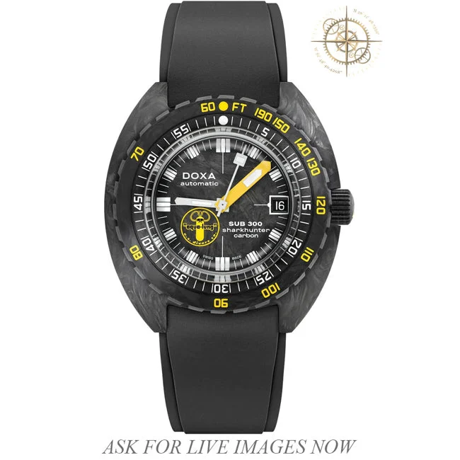 Doxa SUB 300 Carbon AQL Sharkhunter 210000073677 50 mm kol saati