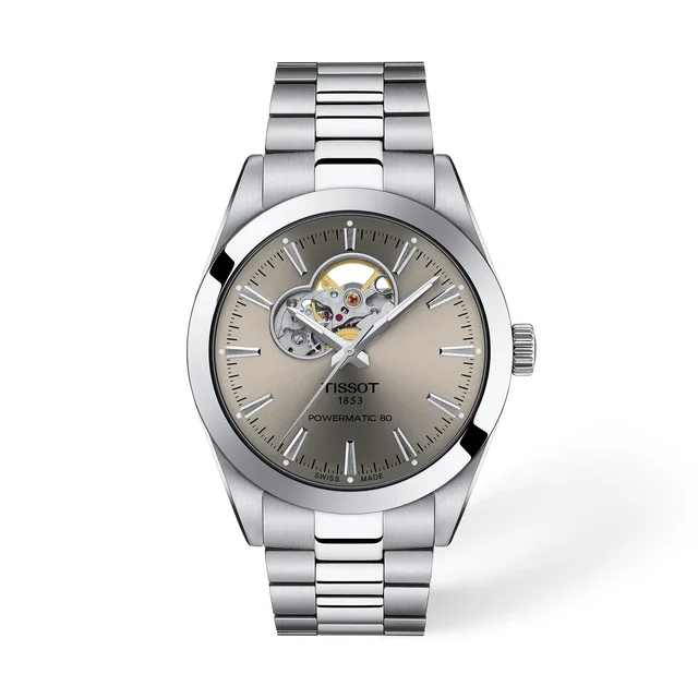 Tissot Gentleman Open Heart 40mm T1274071108100 kol saati