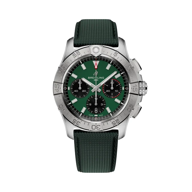 Breitling Avenger B01 Chronograph 42 Green Dial AB0146101L1X1 kol saati