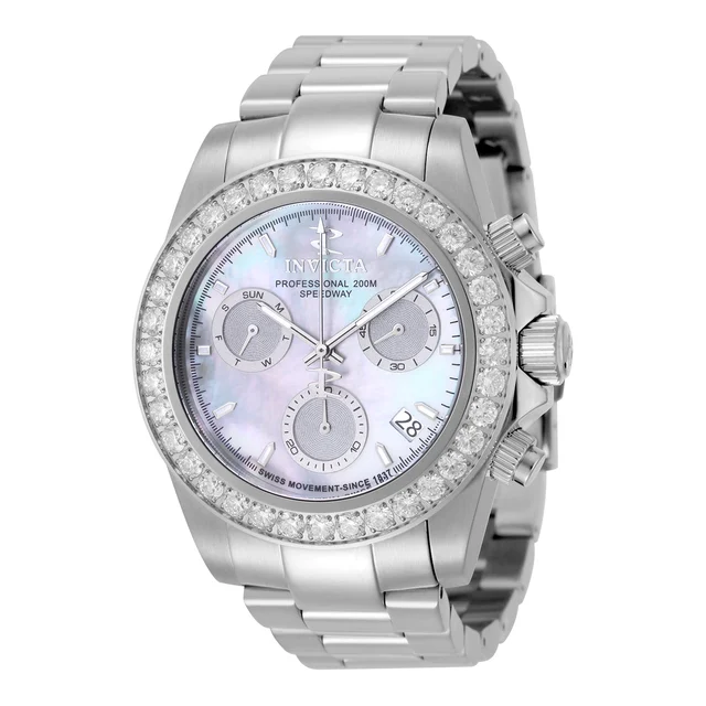 Invicta Elite Speedway Ascent Prestige 1.61 CT LG Diamond Edition Swiss Ronda Z60 Caliber