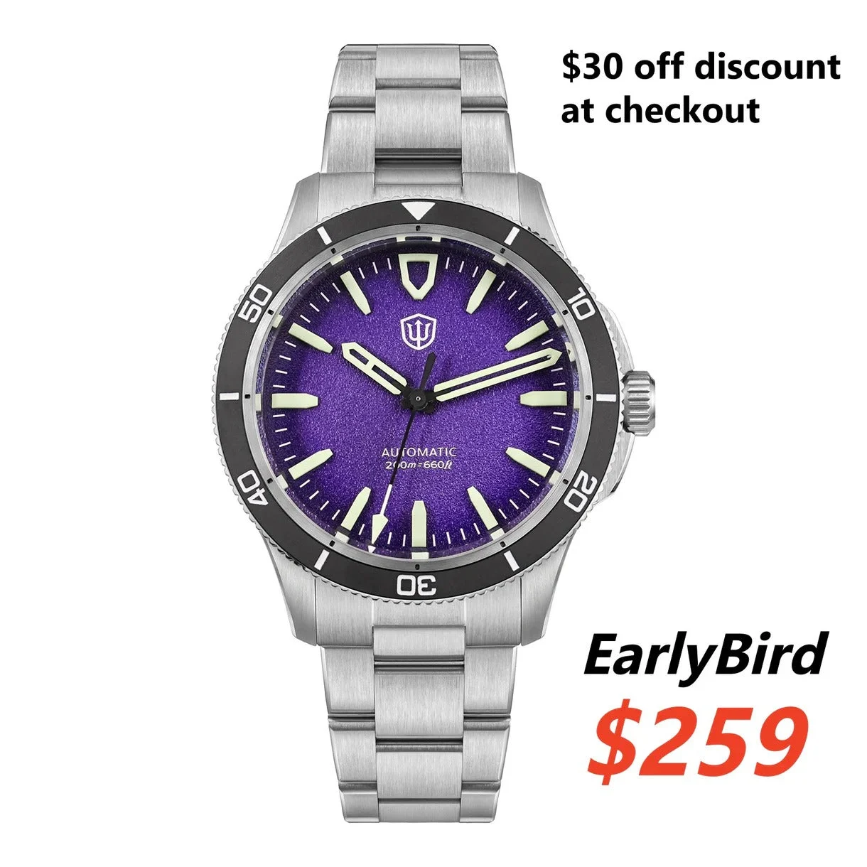 Cronos Watch Store Watchdives Premier WD0019 ST2130 40mm Diver Watch watchdives-premier-wd0019-st2130-40mm-diver-watch 40 mm kol saati