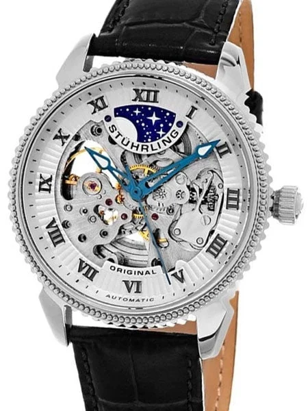 Stuhrling Special Reserve Automatic Watch with AM-PM Sub-Dial #835.01 kol saati
