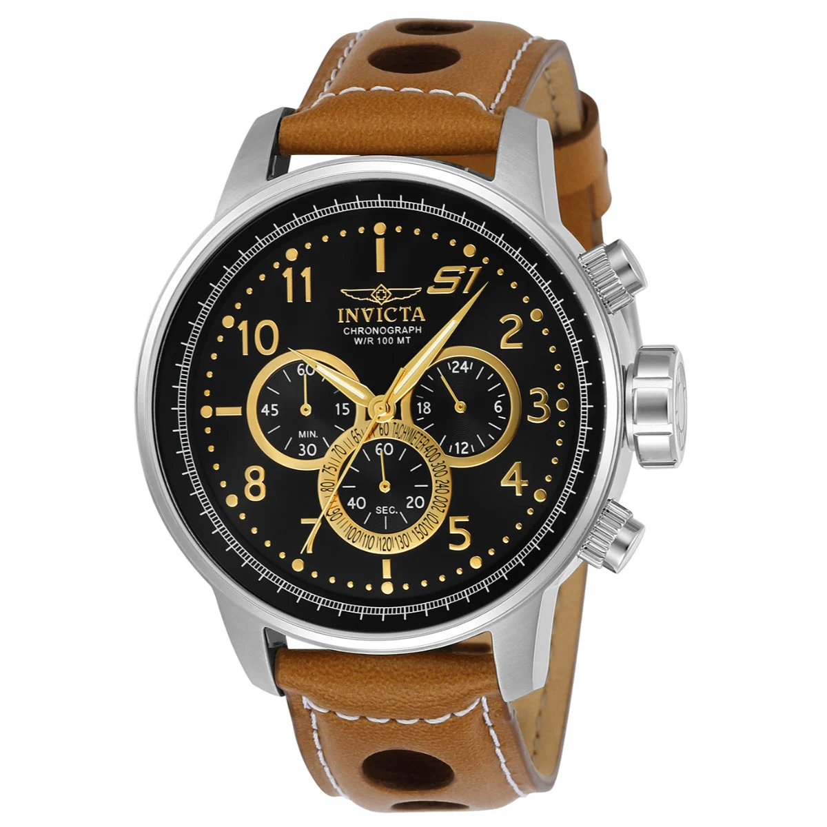Invicta Rally Champion Watch - 48mm. Light Brown (23597) 48 mm kol saati
