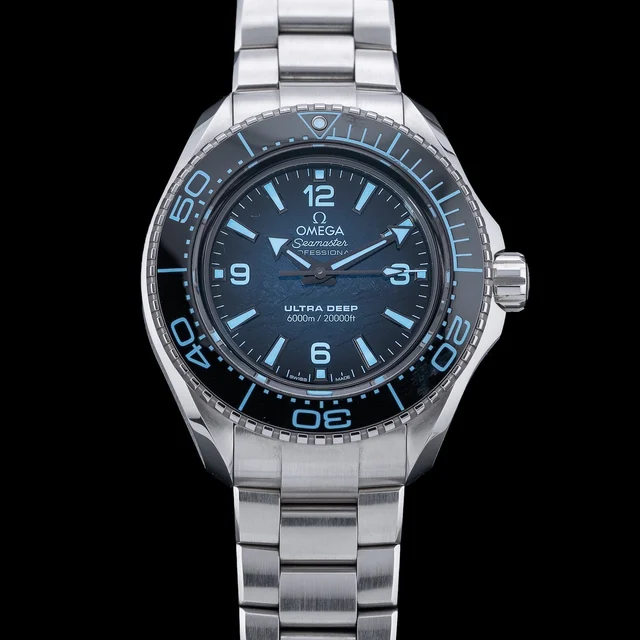 OMEGA Seamaster Ultra Deep 6000M Summer Blue 215.30.46.21.03.002 210000084801 kol saati