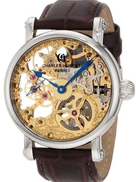Charles Hubert Paris Charles Hubert Premium Collection Skeleton Mechanical Hand Wind Watch