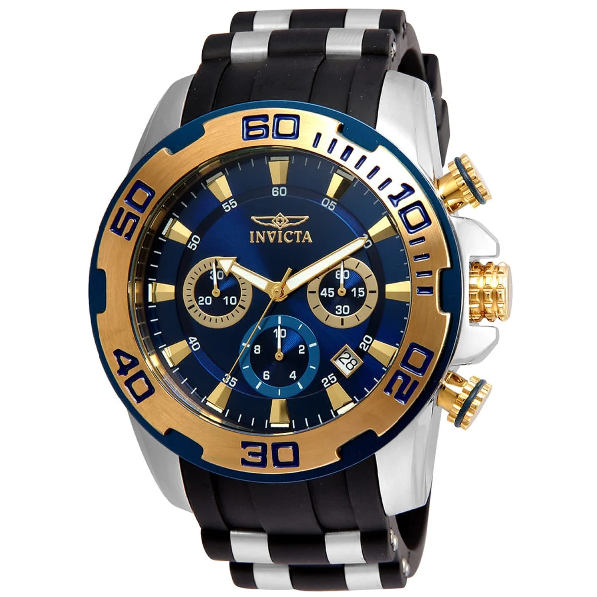 Invicta Pro Diver SCUBA Watch - 50mm, Steel, Black (ZG-22339) 50 mm kol saati