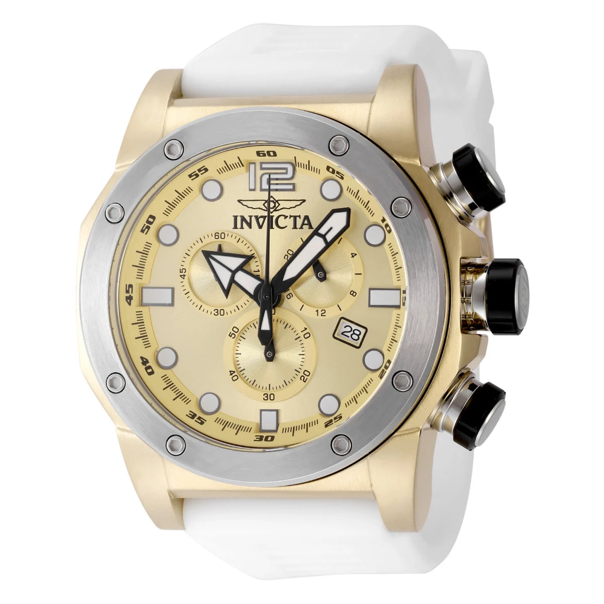 Invicta Sea Hunter Gen IV Watch - 52mm. White (48976) 52 mm kol saati