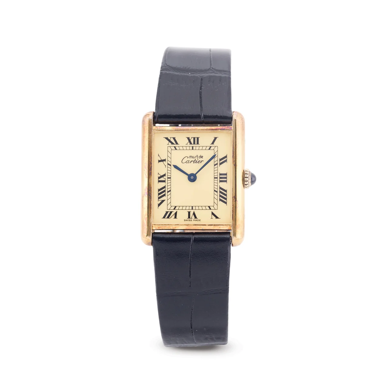Cartier CARTIER, REF. 81972500, MUST DE CARTIER TANK, AUTOMATIC, GOLD PLATED SILVER kol saati