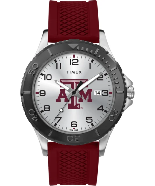 Timex Gamer Crimson TAMU Aggies TWZUTAMMG kol saati