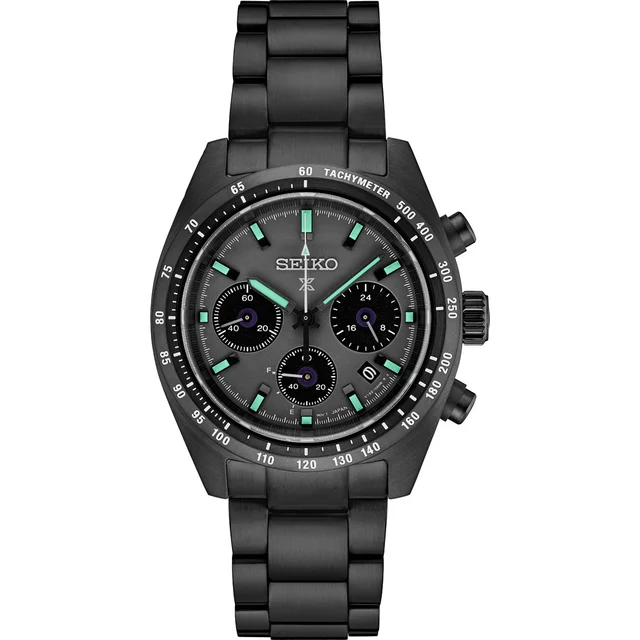Seiko Prospex Speedtimer Solar Chronograph The Black Series SSC917 kol saati