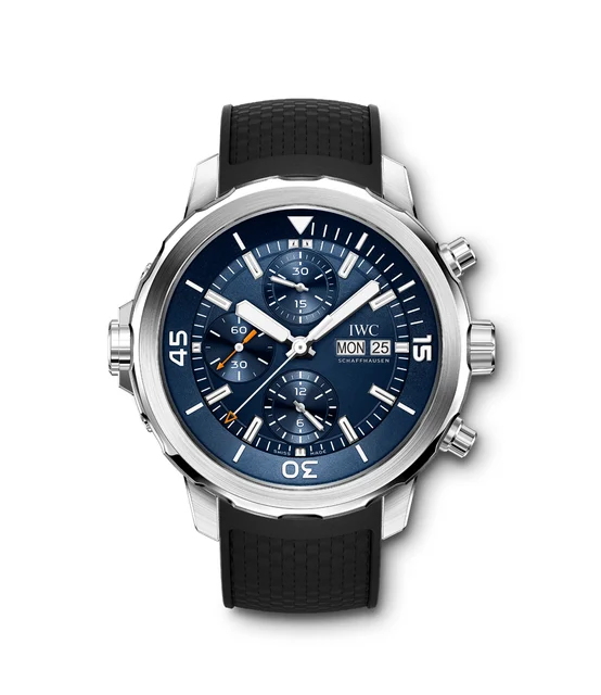 IWC IWC, REF. IW376805, AQUATIMER CHRONO JACQUES YVES COUSTEAU, STAINLESS STEEL kol saati