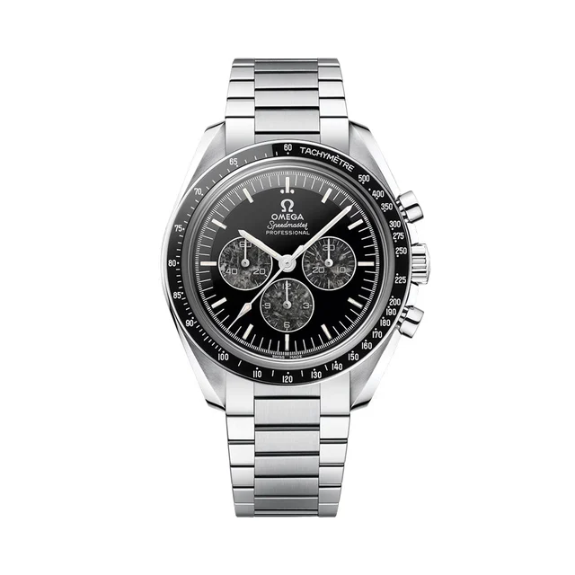 OMEGA Speedmaster Caliber 321 Platinum 42mm - Black on Bracelet O31190423099002 kol saati