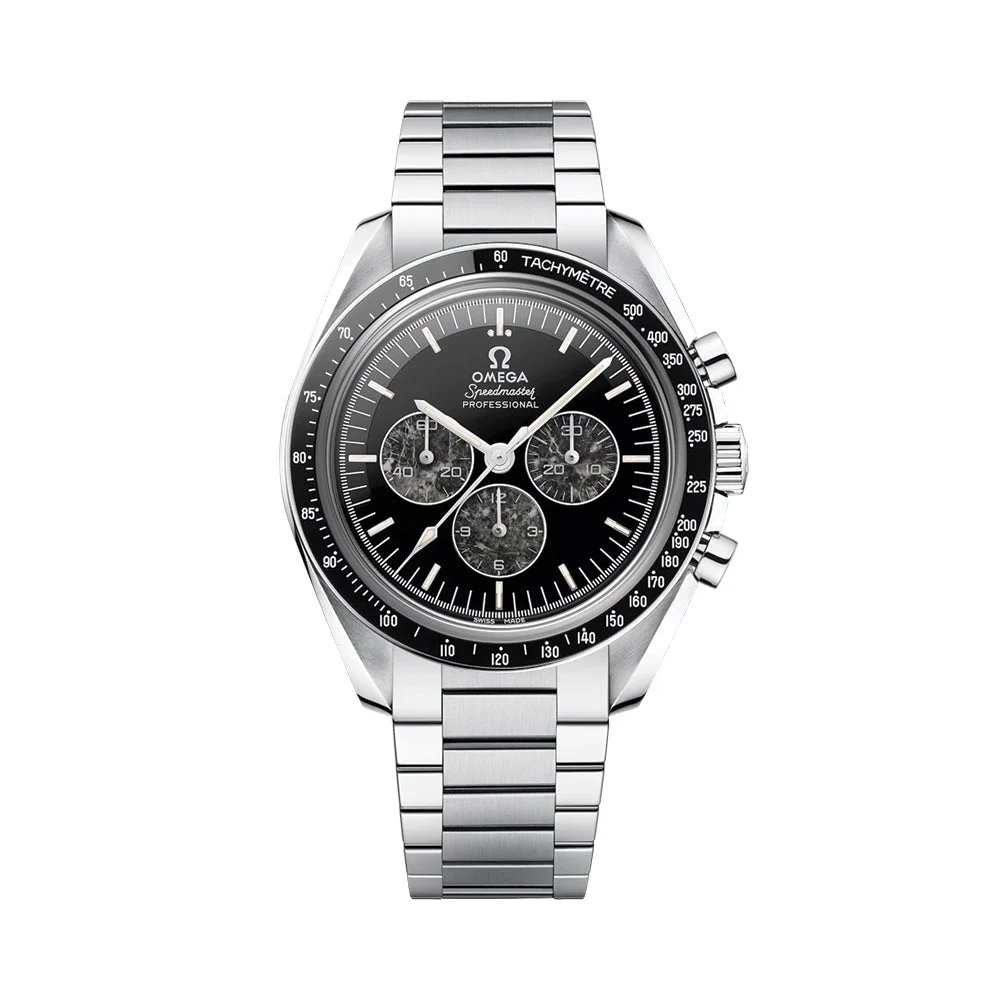 OMEGA Speedmaster Caliber 321 Platinum 42mm - Black on Bracelet O31190423099002 42 mm kol saati