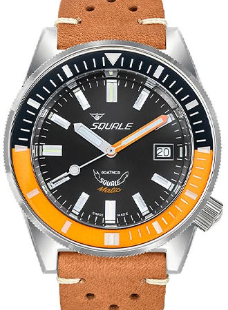 Squale Matic 6045/SATBLKORG/SQ kol saati