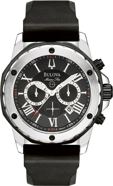Bulova Marine Star Men's Chronograph 98B127 kol saati