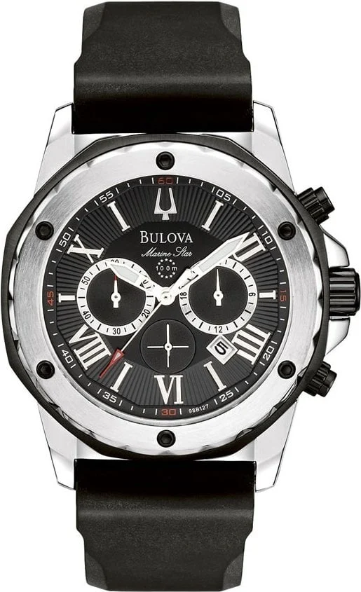 Bulova Marine Star Men's Chronograph 98B127 44 mm kol saati